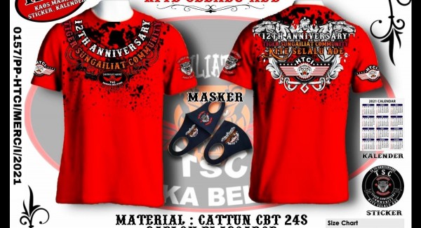 Gambar konten - Official Merchandise 12th Anniversary TSC Bangka Belitung